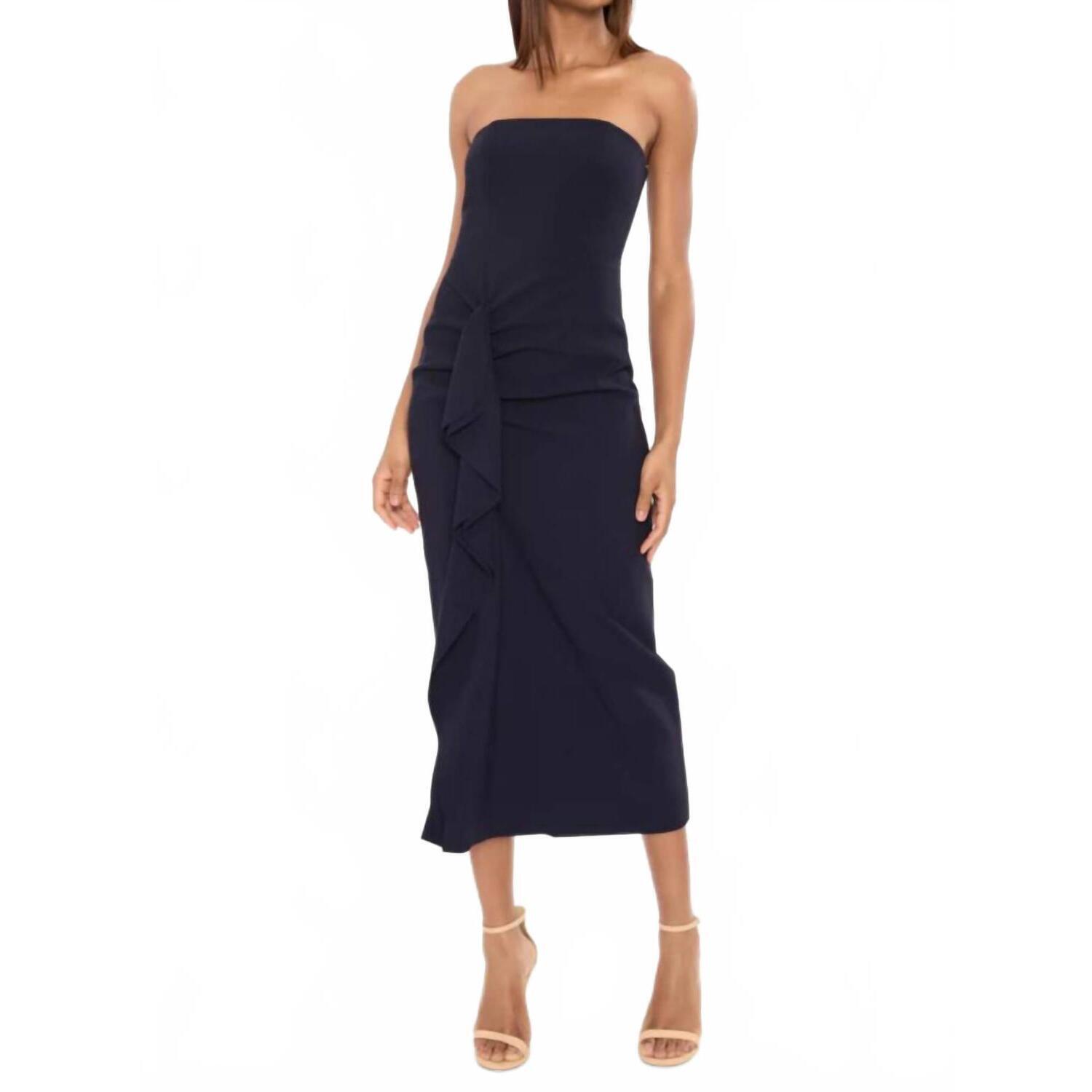 New Likely Frida Midi Dress In Navy